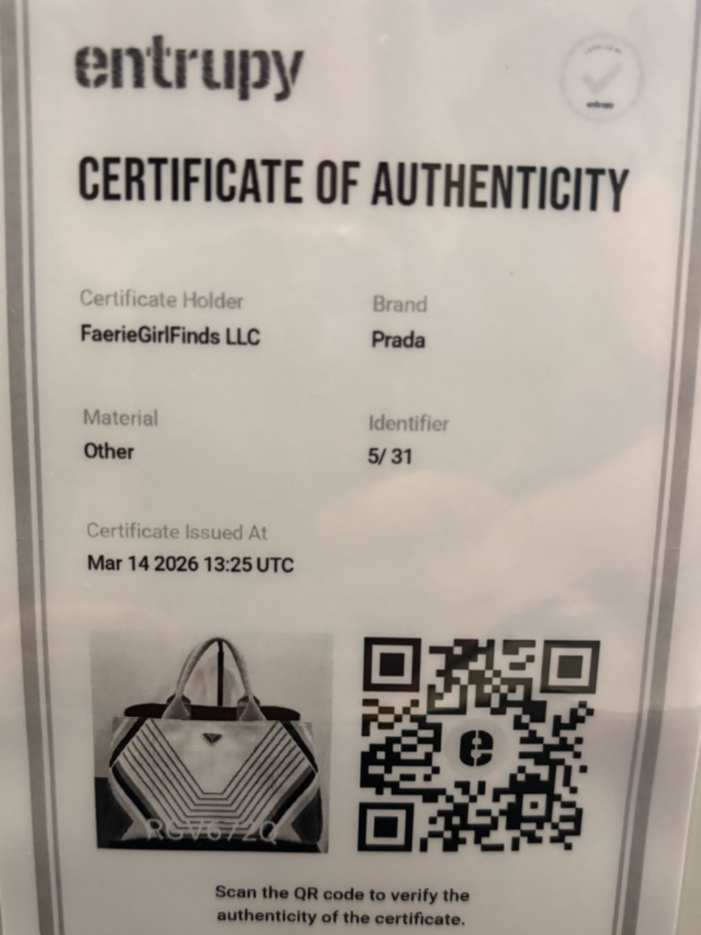 Prada Limited Edition Retro Stampada Geometric Canapa GM Tote - Picture 13 of 13